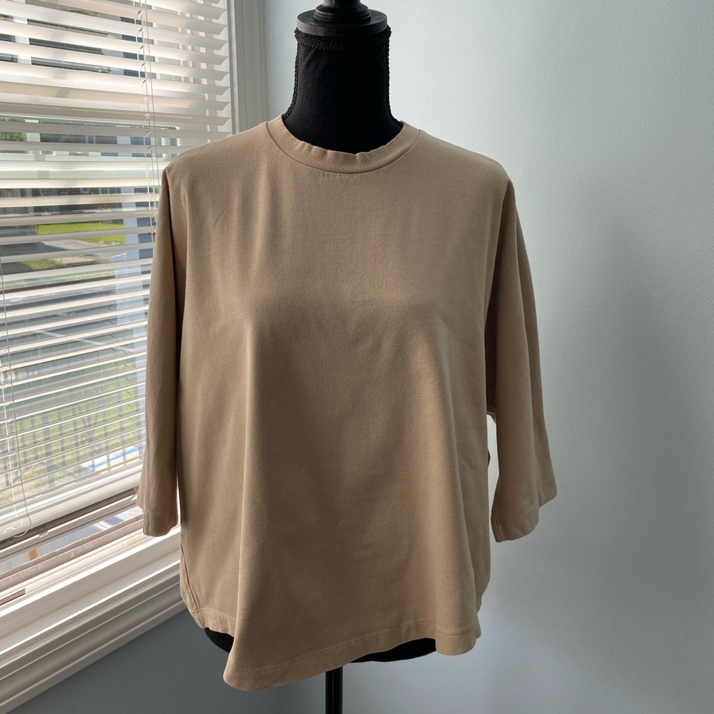 Forever 21 Tan Short Sleeve Top